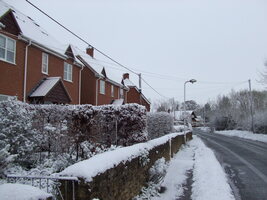 Bow Road in Snow